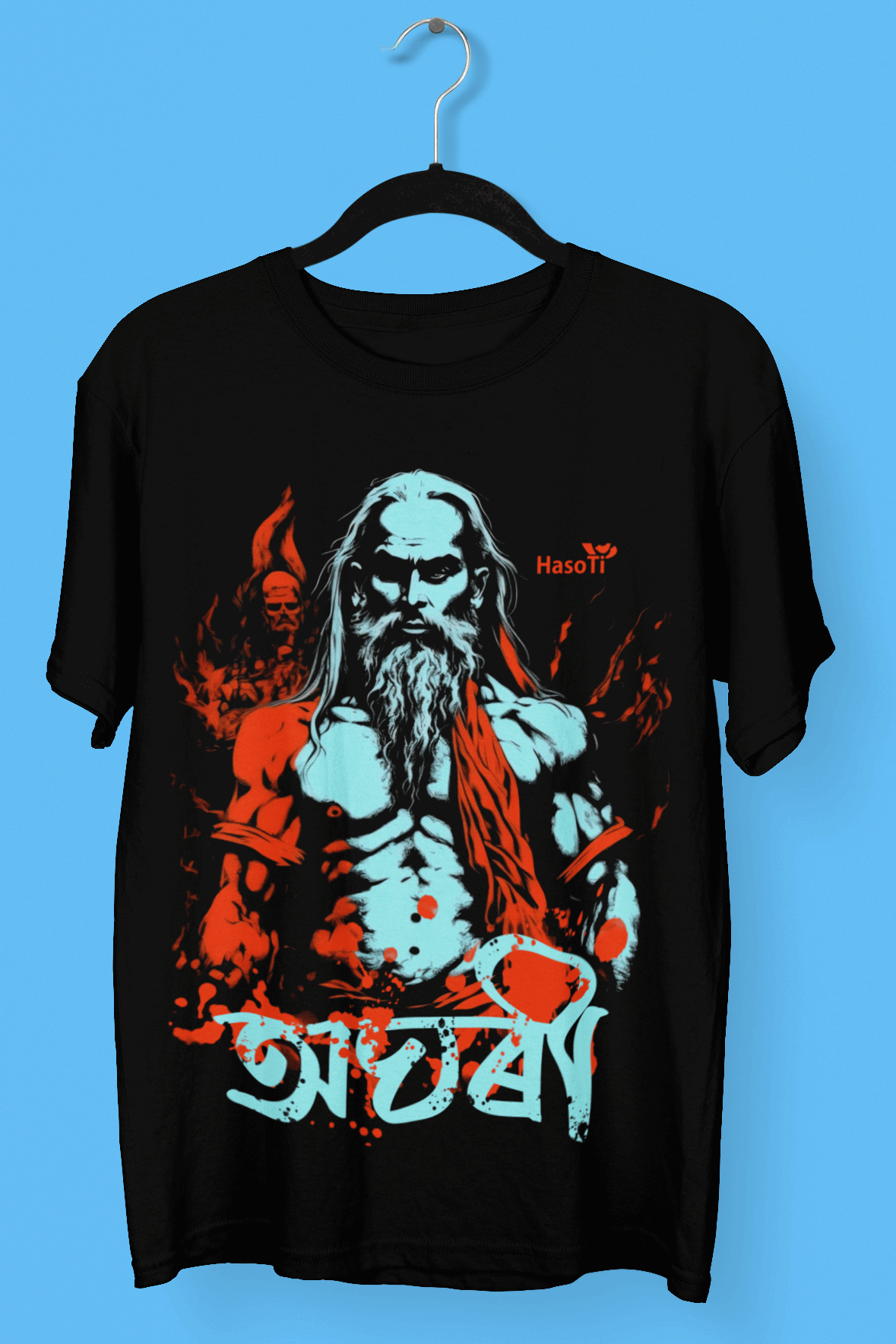 aghori-black-t-shirt-for-men