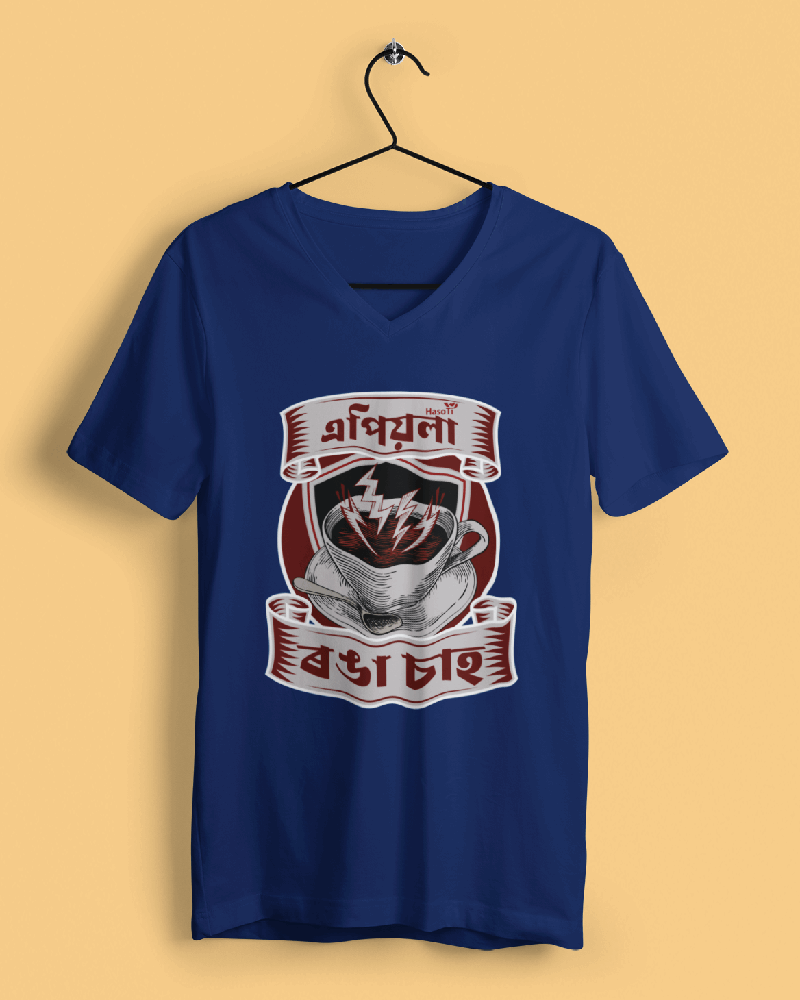 apiyola-ronga-ch-assamese-graphic-printed-t-shirt-v-neck-navy-blue-men