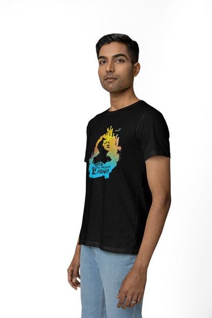 Kalaguru | Assamese graphic printed t shirt | Regular | Black | Men